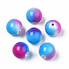 Spray Painted Acrylic Beads X-MACR-S275-040-1