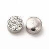 316 Surgical Stainless Steel with Crystal Rhinestone Beads LS-STAS-G305-03P-3