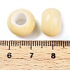 Glazed Porcelain Rondelle Beads PORC-Q219-13x9-F25-3