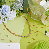 60Pcs Light Gold Tone Alloy Enamel Beads ENAM-PH0003-26A-4