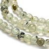 Natural Prehnite Beads Strands G-B107-E01-02-4