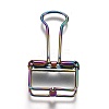 Metal Skeleton Frame Hollow Wire Binder Clips LS-DIY-I040-01C-3