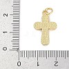 Brass Enamel Pendants KK-Q028-68G-03-3