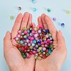 300Pcs 10 Colors Baking Painted Crackle Glass Bead Strands CCG-SZ0001-06-5