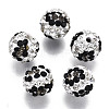 Polymer Clay Rhinestone Beads RB-N051-012A-1