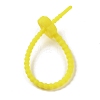 Flower Shape Silicone Cable Zip Ties AJEW-C034-01D-3