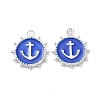 Eco-Friendly Stainless Steel Enamel Pendants STAS-C031-02P-01-1