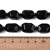 Natural Black Tourmaline Beads Strands G-N362-07A-01-5