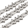 304 Stainless Steel Figaro Chains CHS-V001-03P-1