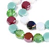 Electroplate Glass Beads Strands EGLA-N022-03A-A05-3