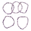 Natural Lepidolite Beads Stretch Bracelets for Men Women BJEW-JB11670-07-1