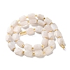 Natural Rainbow Moonstone Beads Strands G-H061-A12-01-3