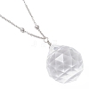 Glass Round Window Hanging Suncatchers HJEW-JM04522-02-2