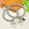 Lovely Wedding Dress Angel Jewelry Sets for Mother and Daughter BJEW-JB00728-20-1