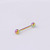 316 Surgical Stainless Steel Tongue Rings WGF0CE1-05-1