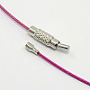 Steel Wire Necklace Cord X-TWIR-SW001-18-3