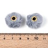 Imitation Rabbit Hair European Beads FIND-WH0126-574Q-3
