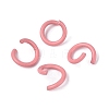 Spray Painted Iron Open Jump Rings IFIN-T017-04B-23-1