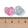 UV Plating & Luminous Transparent Acrylic Beads MACR-L007-21-3