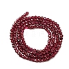 Natural Garnet Beads Strands G-J002-20-2