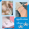 4Pcs 925 Sterling Silver Bowknot Charms with Jump Rings and 925 Stamp STER-PH0004-47-5