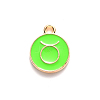 Alloy Enamel Pendants ENAM-S124-01A-06C-2