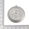 304 Stainless Steel Locket Pendants STAS-M090-04P-3