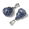 Natural Blue Spot Jasper Pendants G-B127-03P-03-2