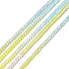 Transparent Gradient Color Glass Beads Strands GLAA-H021-01A-14-2