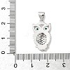 Brass Micro Pave Cubic Zirconia Pendants KK-L254-03P-3