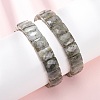 Natural & Synthetic Mixed Gemstone Faceted Beaded Stretch Bracelets for Women BJEW-K251-08-2
