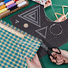 Transparent Acrylic Sewing Template AJEW-NB0007-10A-3
