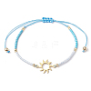 Glass Seed Braided Beaded Bracelets for Women BJEW-MZ00130-05-2