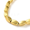 Electroplated Synthetic Non-magnetic Hematite Beads Strands G-P545-G03-8x12mm-4