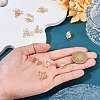 10Pcs 5 Styles Brass Micro Pave Cubic Zirconia Ear Cuff Findings KK-TA0003-23-7