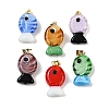 Handmade Lampwork Pendants X1-LAMP-A007-01G-03-1