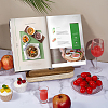 1 Set Wooden Slant Back Cookbook Holder ODIS-PB0001-01-6