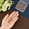 250Pcs 5 Styles Rack Plating Brass Spacer Beads KK-PA0001-02RG-3
