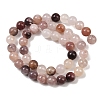Natural Violet Strawberry Quartz Beads Strands G-P530-B02-03-7