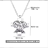 Cross and Wings Urn Ashes Pendant Necklaces BOTT-PW0001-027AS-3