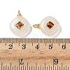 Natural White Jade Pendants G-H328-06G-C11-3