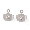 Brass Ear Nuts X-KK-P001-75P-2