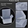 Removable Transparent Plastic Box CON-WH0085-46-4