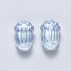 Transparent Spray Painted Glass Beads GLAA-S190-004B-01-2