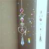 1Pc Alloy Planet Moon Hanging Ornaments AJEW-CN0001-06-7