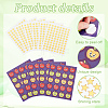 Olycraft 80 Sheets 2 Styles Self-Adhesive Teacher Reward Paper Stickers STIC-OC0001-01-4