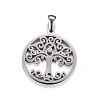 Non-Tarnish 304 Stainless Steel Pendants LS-STAS-P063-07P-1