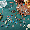Tibetan Style Alloy with Resin Imitation Turquoise Connector Charms FIND-TAC0035-47AS-07-7