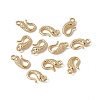 Brass S-Hook Clasps KK-A171-28G-3