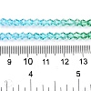 Gradient Color Baking Painted Glass Bead Strands DGLA-A039-T2mm-A018-5